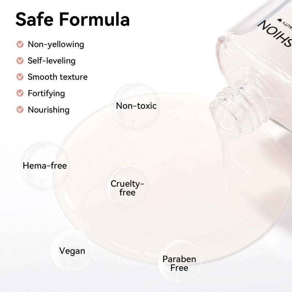 Nailshion vegan toxin-free base coat promotes a safer home manicure