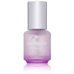 Nailtiques Nail Protein Formula 2 Plus bottle boosts strength with quick dry finish
