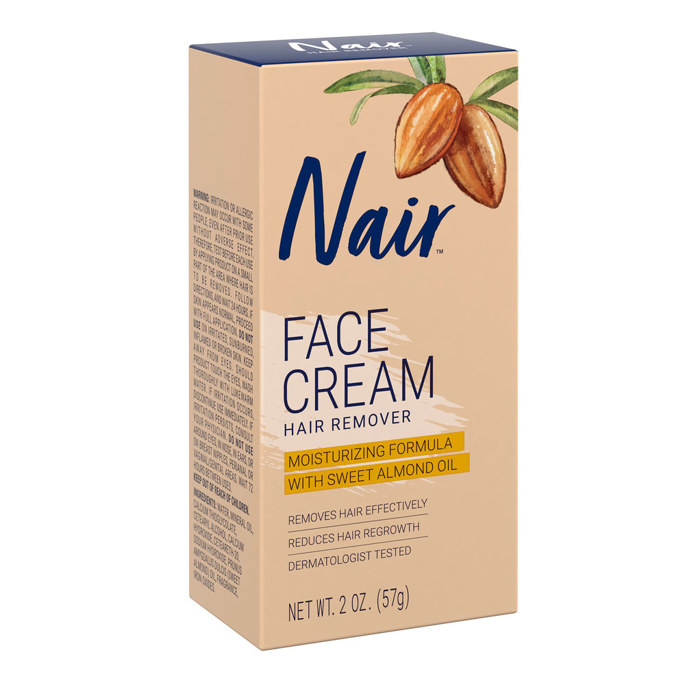 Beauty routine ready image featuring Nair as part of daily grooming