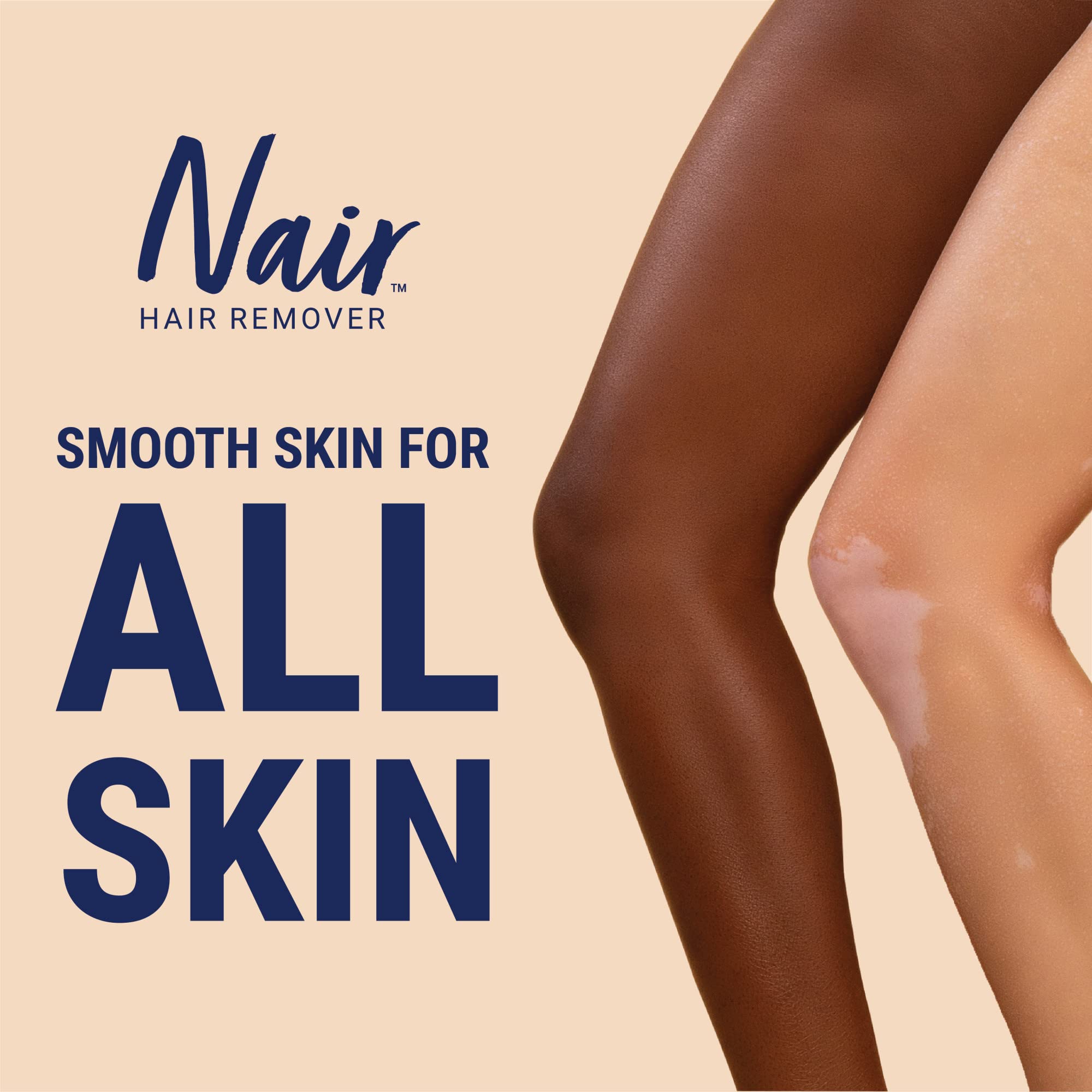 Bundle of five 2 oz Nair tubes for convenient facial hair removal