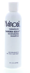 Nairobi Dandra-Solv shampoo bottle on a clean surface for daily moisturizing