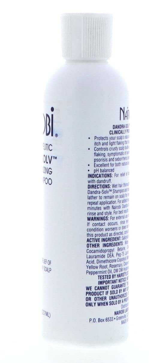 Nairobi Dandra-Solv shampoo leaves hair soft after use