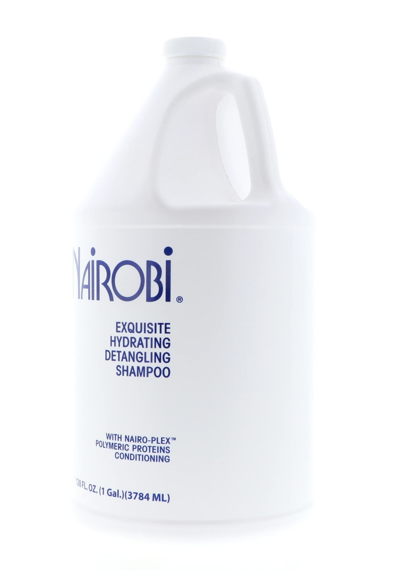 Nairobi Exquisite Hydrating Detangling Shampoo pump enables quick dispensing
