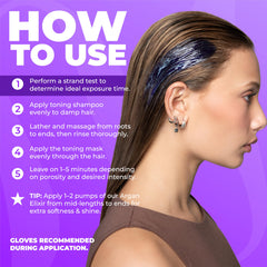 Naissant Pearl Blonde biotin and hydrolyzed protein emphasize elasticity and softness.
