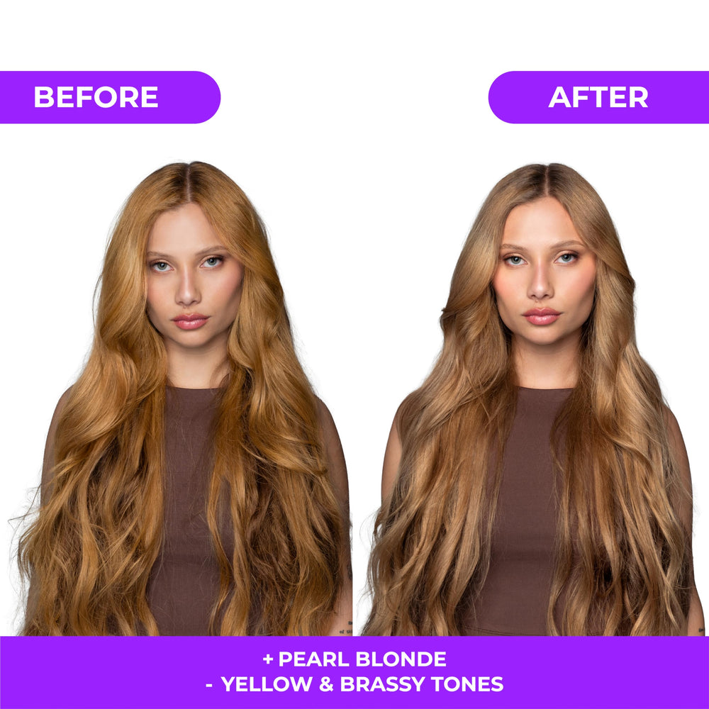 Naissant Pearl Blonde duo packaging showcases the 2-step cleanse and tone system.