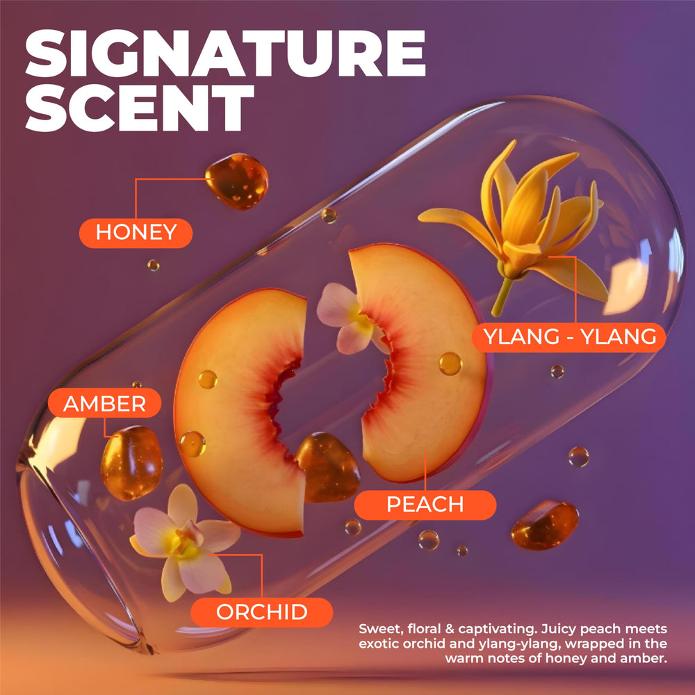 Naissant Pearl Blonde olive oil honey ingredient detail promotes shine.