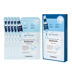 Naisture 3-step hydration sheet mask set for daily moisture and softness