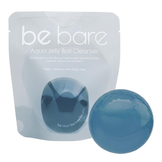 Naisture Be Bare Aqua jelly ball cleanser in action providing gentle cleansing and hydration