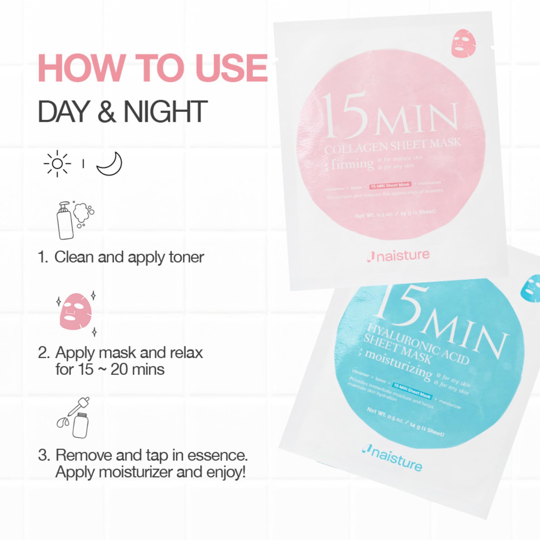 Naisture spa night setup for easy at-home rituals.