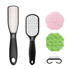 Nakacence foot scrubber double-sided file for smoothing heels and removing dead skin.