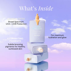 Naked Sundays CabanaGlow radiant-glow finish enhances natural complexion with sun protection