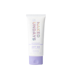 Naked Sundays SPF50 bottle front for easy daily sun protection