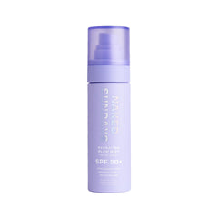 Naked Sundays SPF 50 Hydrating Glow Face Mist bottle showing clear, weightless protection.