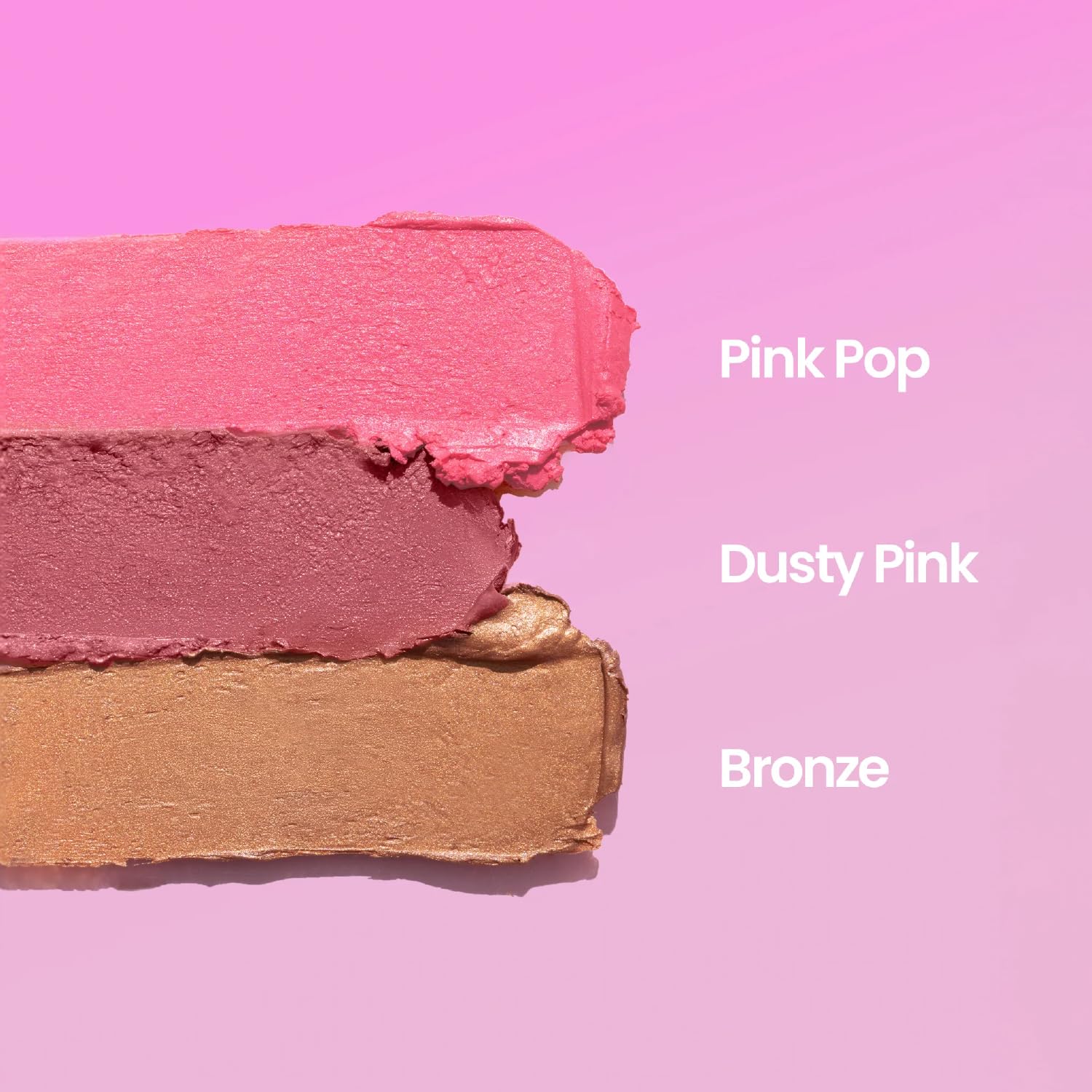 Naked Sundays SPF50 glow balm on cheek demonstrates blendable color and light coverage.