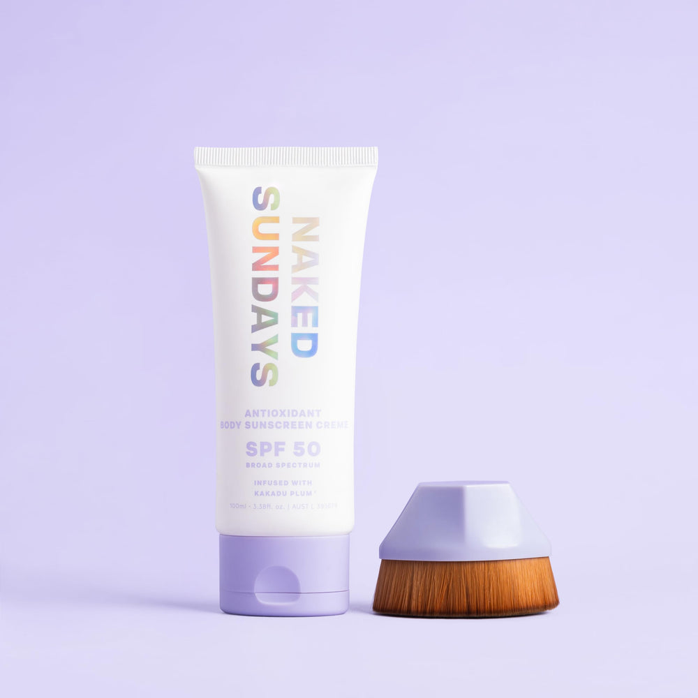Naked Sundays SPF50 on skin during light daily use