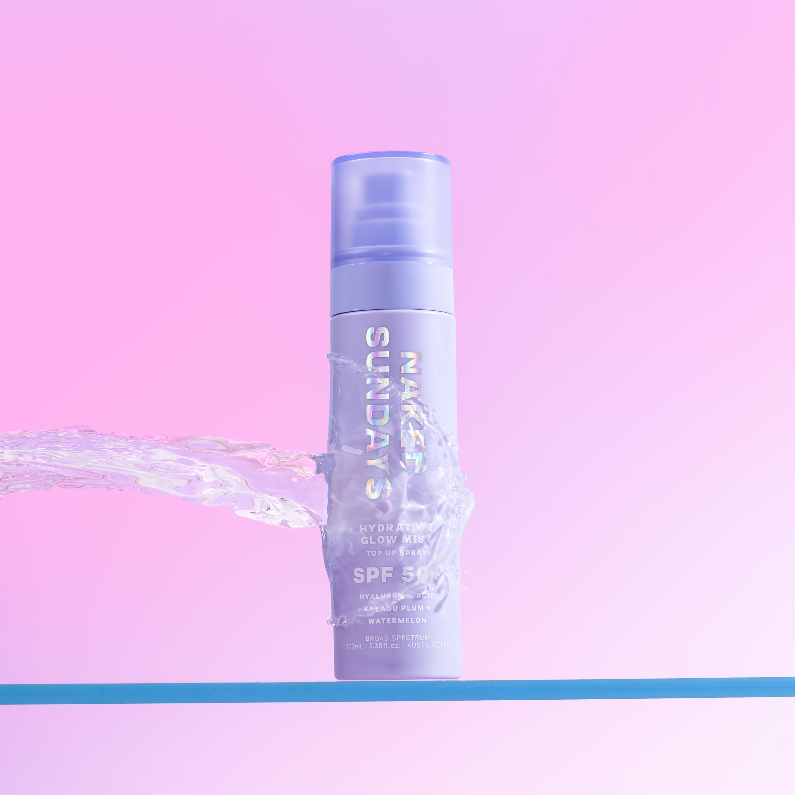 Vegan, cruelty-free label visible on Naked Sundays packaging.