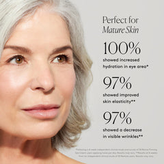 Naked & Thriving Bakuchiol and Hyaluronic Acid illustration highlighting hydration benefits.