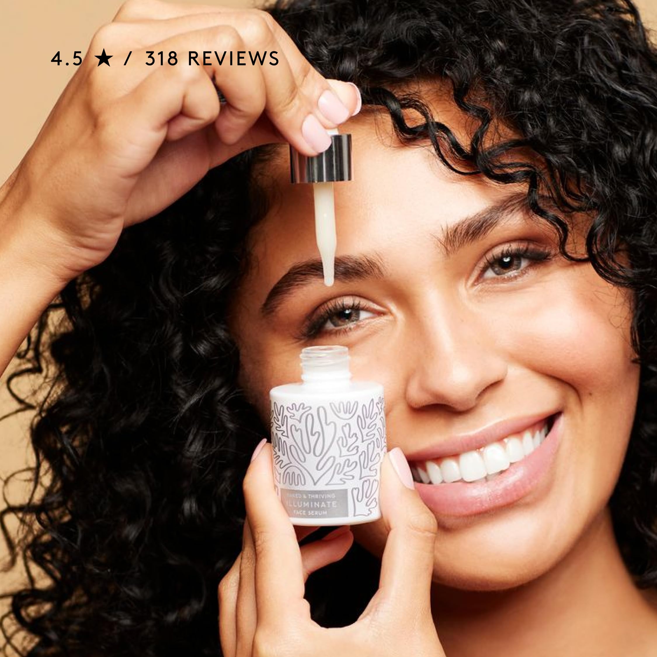 Naked & Thriving Illuminate BC+ close-up of bakuchiol highlighting retinol-alternative benefits.