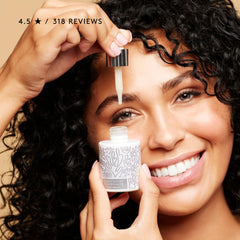 Naked & Thriving Illuminate BC+ close-up of bakuchiol highlighting retinol-alternative benefits.