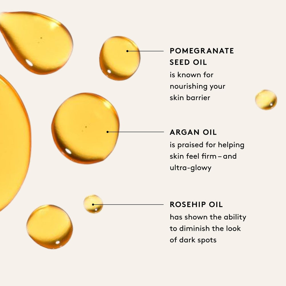 Silky texture of Naked & Thriving Rejuvenate on skin.