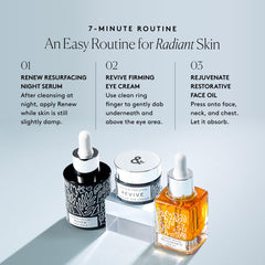 Naked & Thriving ingredients illustration featuring peptides and AHAs.