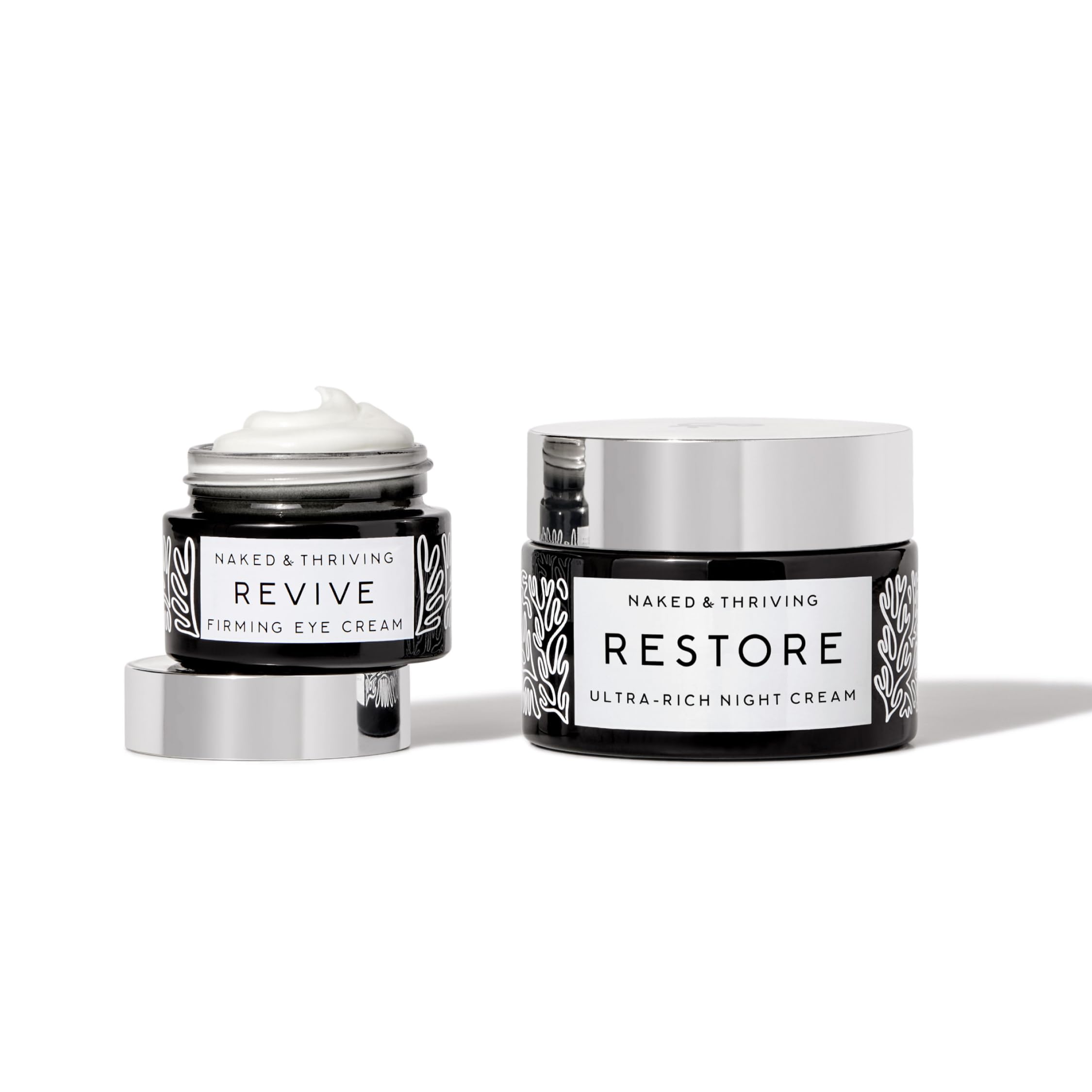 Restore Ultra-Rich Night Cream jar displaying luxurious texture for overnight hydration.