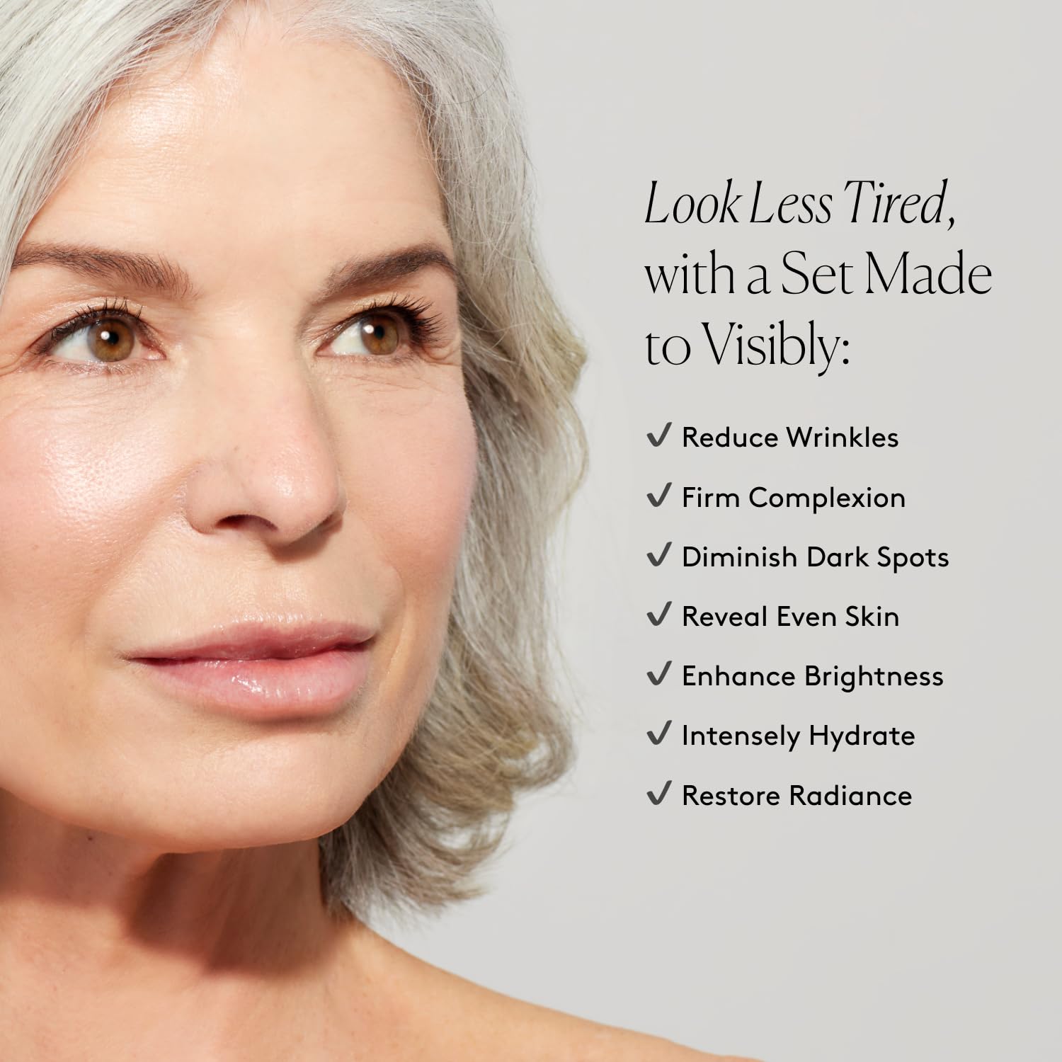 Naked and Thriving triple-weight hyaluronic acid closeup illustrating multi-layer hydration