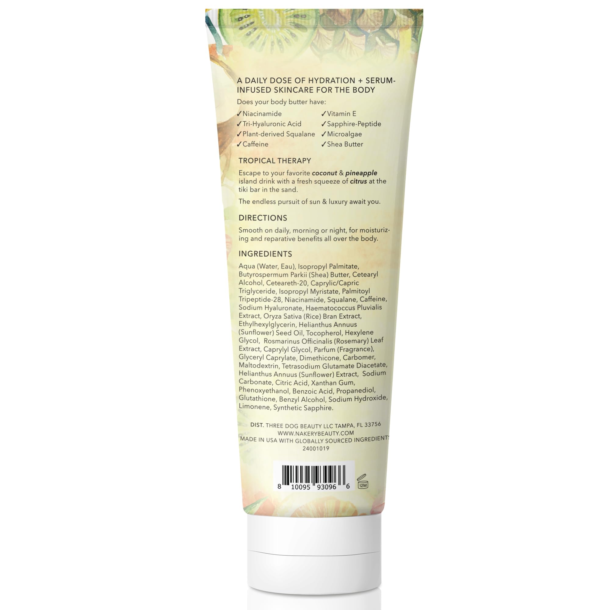 Body butter on skin showing natural glow and smoothness