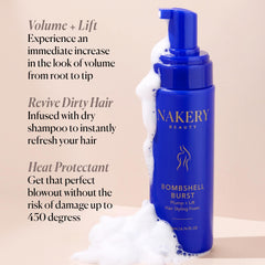 Nakery Bombshell Burst Curls Definition enhances definition and shine for waves.