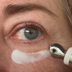 Morning routine setup with Nakery Lift-Tox Eye Cream for daily use.