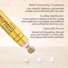 Nakery Lift-Tox Eye Cream metal applicator enables precise eye-area application.