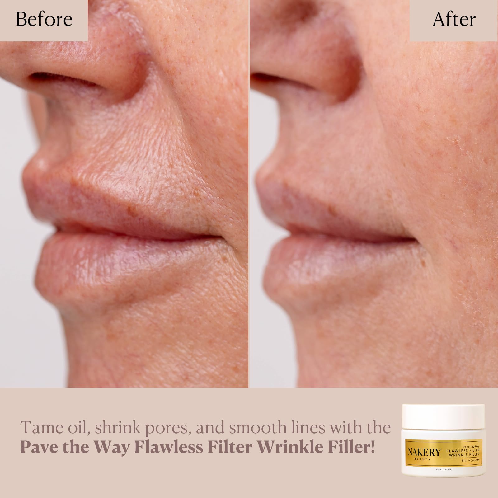 Nakery Pave The Way glow after application with even tone.