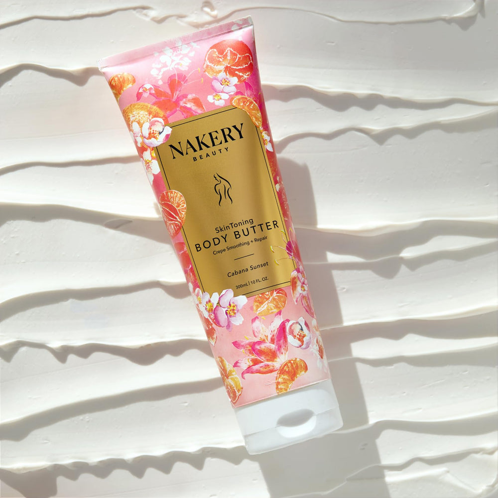 Nakery peptide-infused formula close-up suggesting rejuvenation from head to toe
