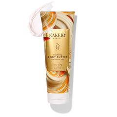 Nakery Skin Toning Butter bottle showing neck firming potential.