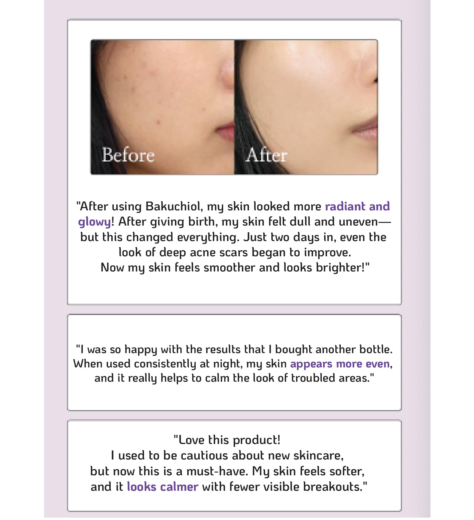 Nano Recipe Bakuchiol Concentrate application on skin demonstrates gentle use.