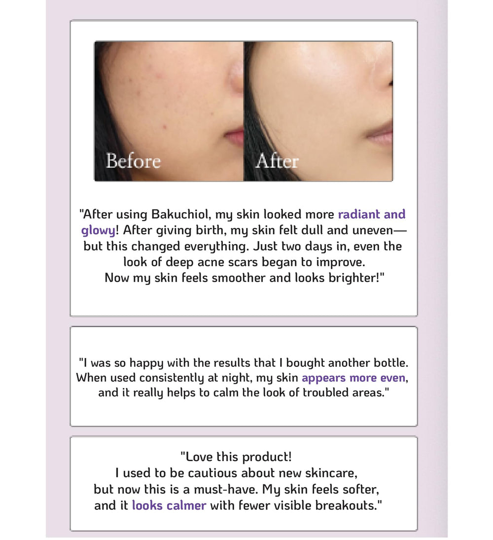 Nano Recipe Bakuchiol Concentrate application on skin demonstrates gentle use.