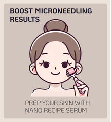 Nano Recipe Matrixyl3000 concentrate texture swatch shows quick absorption potential