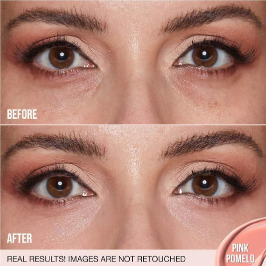 NAPH FauxFilter Pink Pomelo swatch shows color correction for darkness.