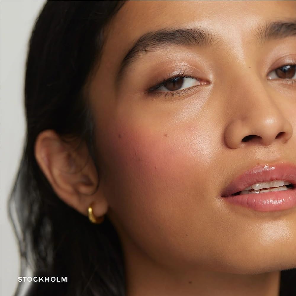 NAPH M Flush Balm Cream Blush Stockholm Baby Pink on cheeks adds natural warmth