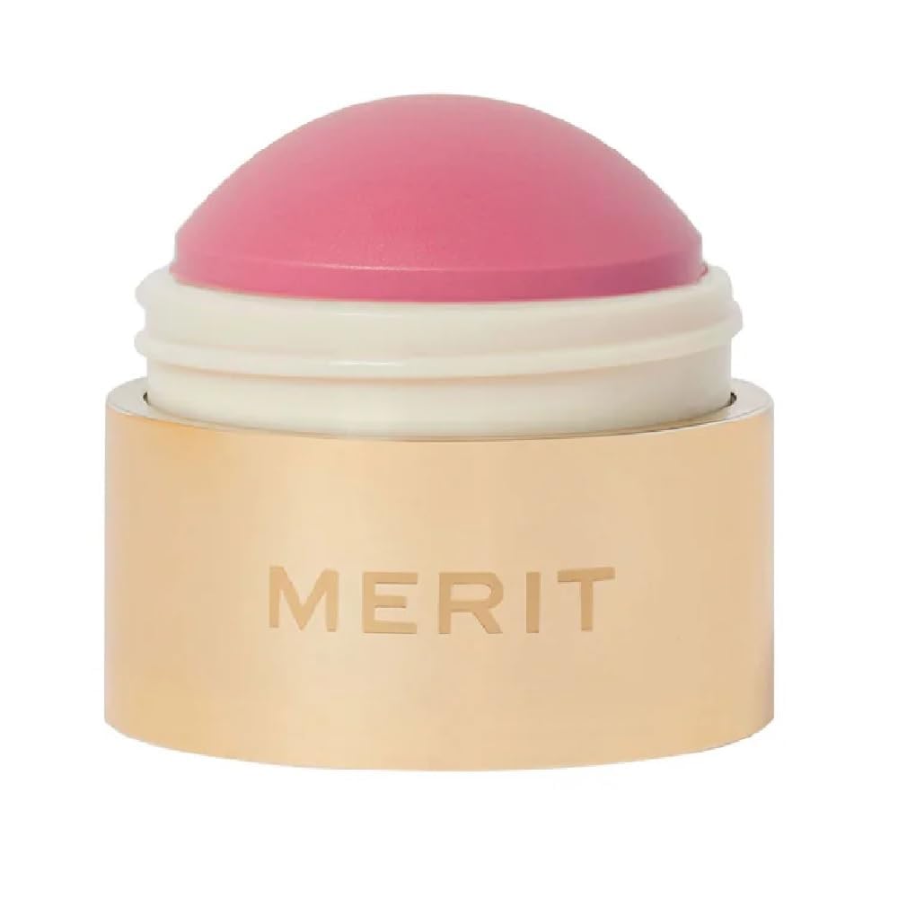 NAPH M Flush Balm Cream Blush Stockholm Baby Pink on cheeks for a natural buildable glow