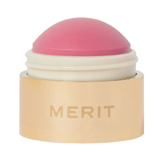 NAPH M Flush Balm Cream Blush Stockholm Baby Pink on cheeks for a natural buildable glow