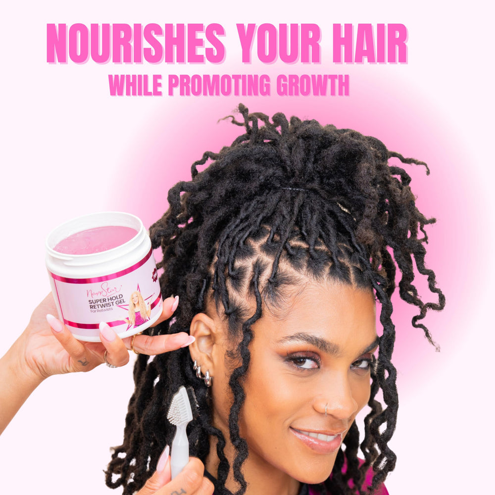 NappStar gel works on damp or dry hair for flexible styling.