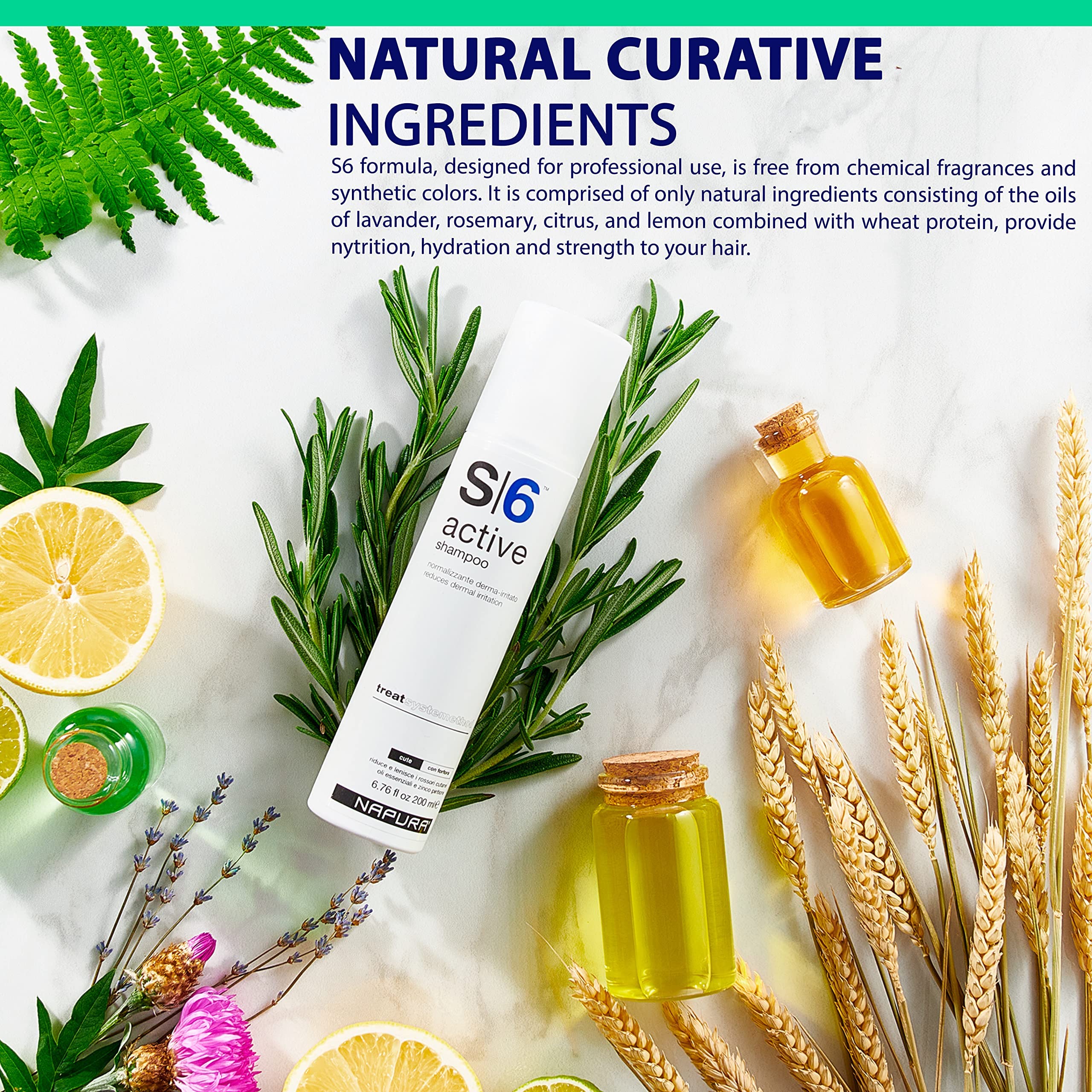 NAPURA S6 made-in-Italy formulation reflects trichologist expertise