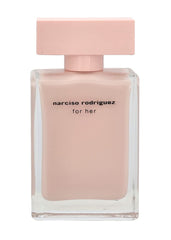 Narciso Rodriguez For Her box in black packaging communicates premium gifting appeal