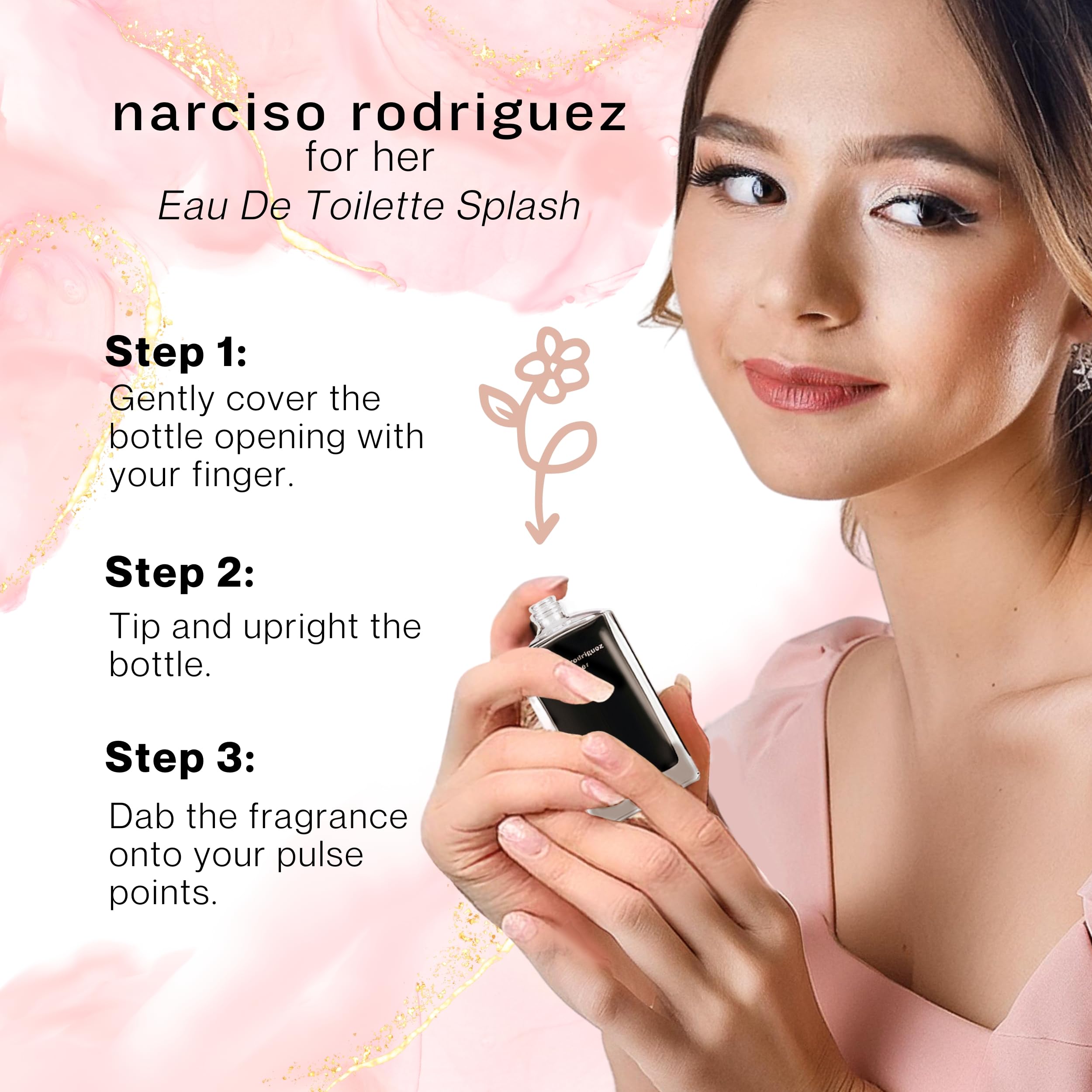 Narciso Rodriguez for Her EDT box artwork showcases elegant gifting option.