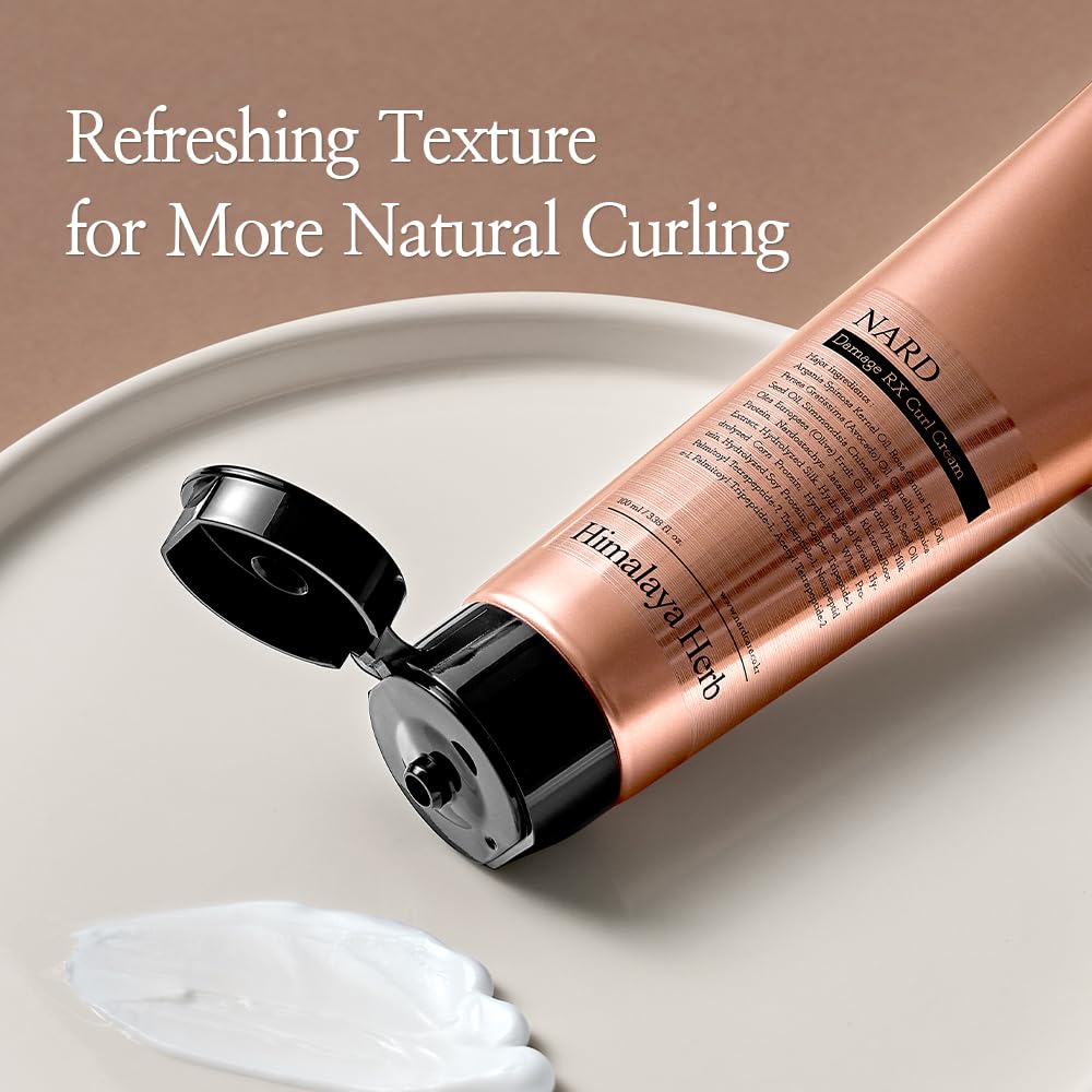 Six natural oils blend in NARD RX Curl Cream for moisture