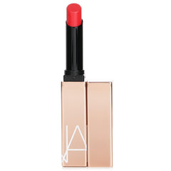 Lip bullet with embossed NARS logo on sleek surface