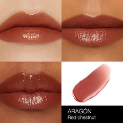 NARS Aragon lip shine tube offers glossy color and hydration