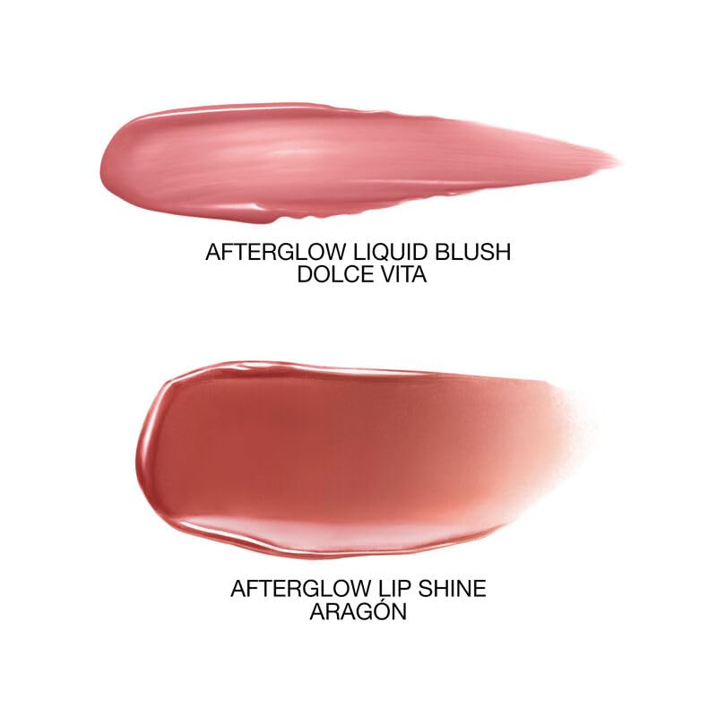 NARS Dolce Vita blush applied to cheek for a soft, healthy glow