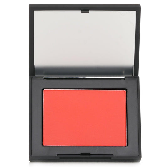 NARS Exhibit A matte red refillable blush palette open for on-the-go color.